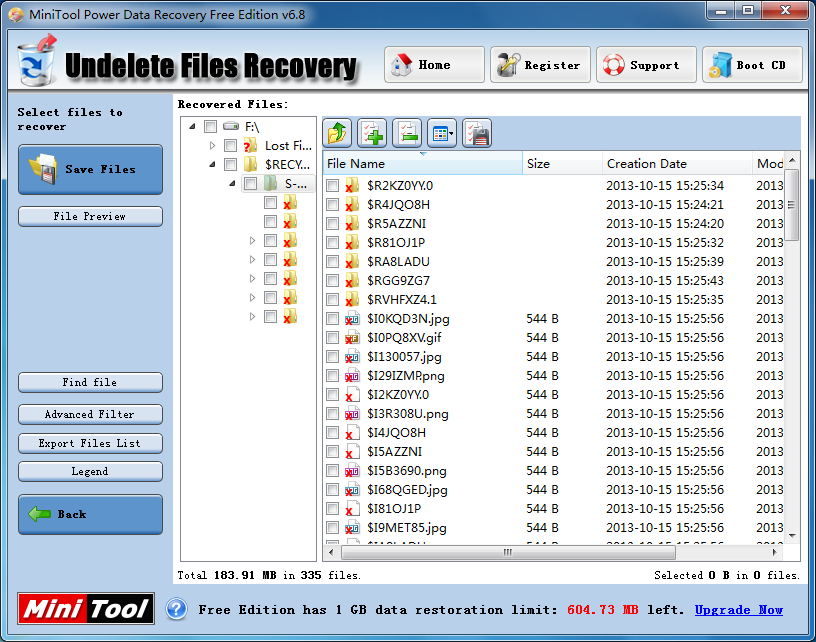 Hard disk data recovery software1