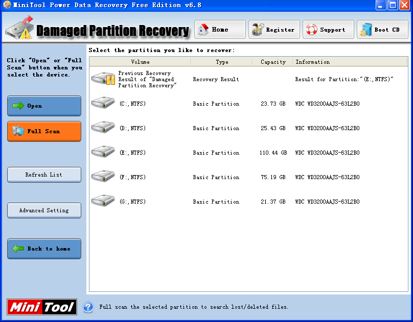 Free hard disk recovery service