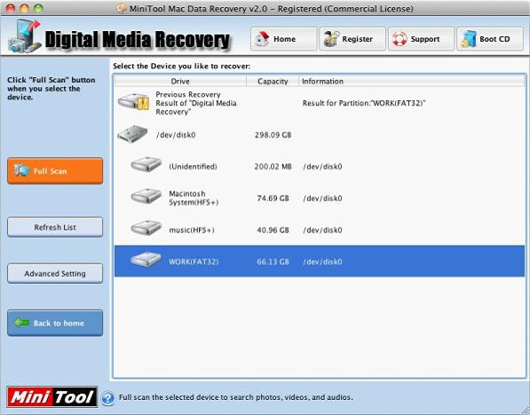 Disk Data Recovery Mac1