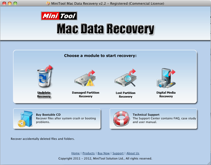 Lost data recovery on Mac