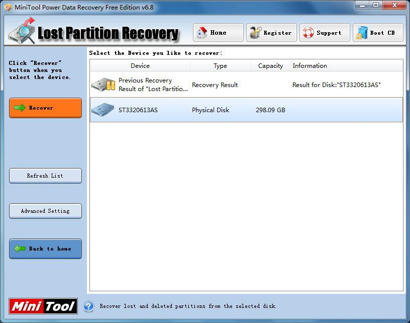 Lost partition data recovery1