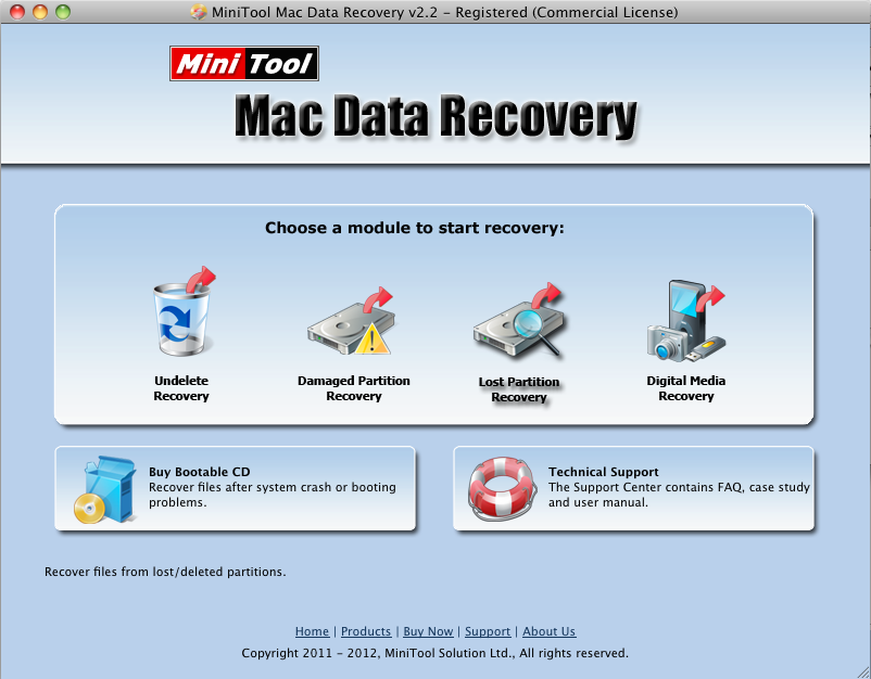 Recover data from lost Mac partition