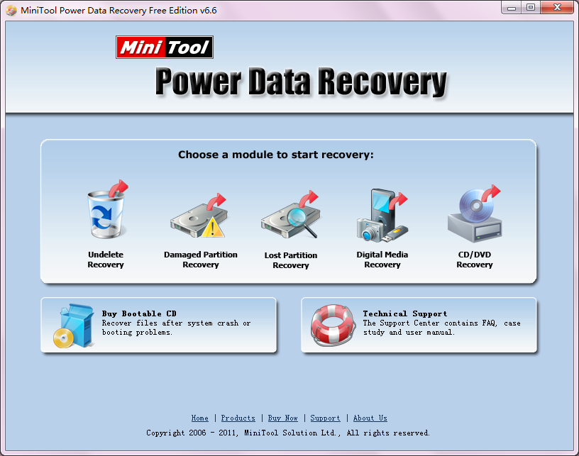 Data recovery for Windows