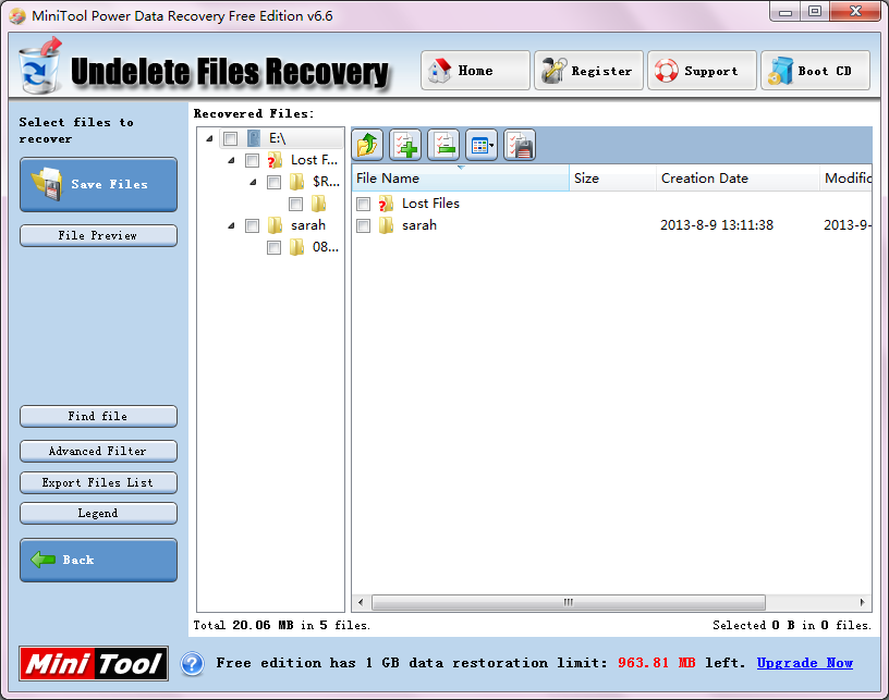 Data recovery for Windows2